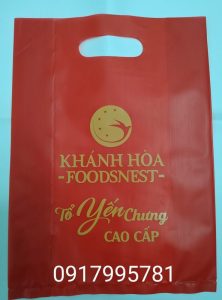 Túi PE in logo, túi PE in thương hiệu